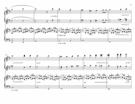 Fauré - Cantique de Jean Racine, for piano duet, four hands, one piano