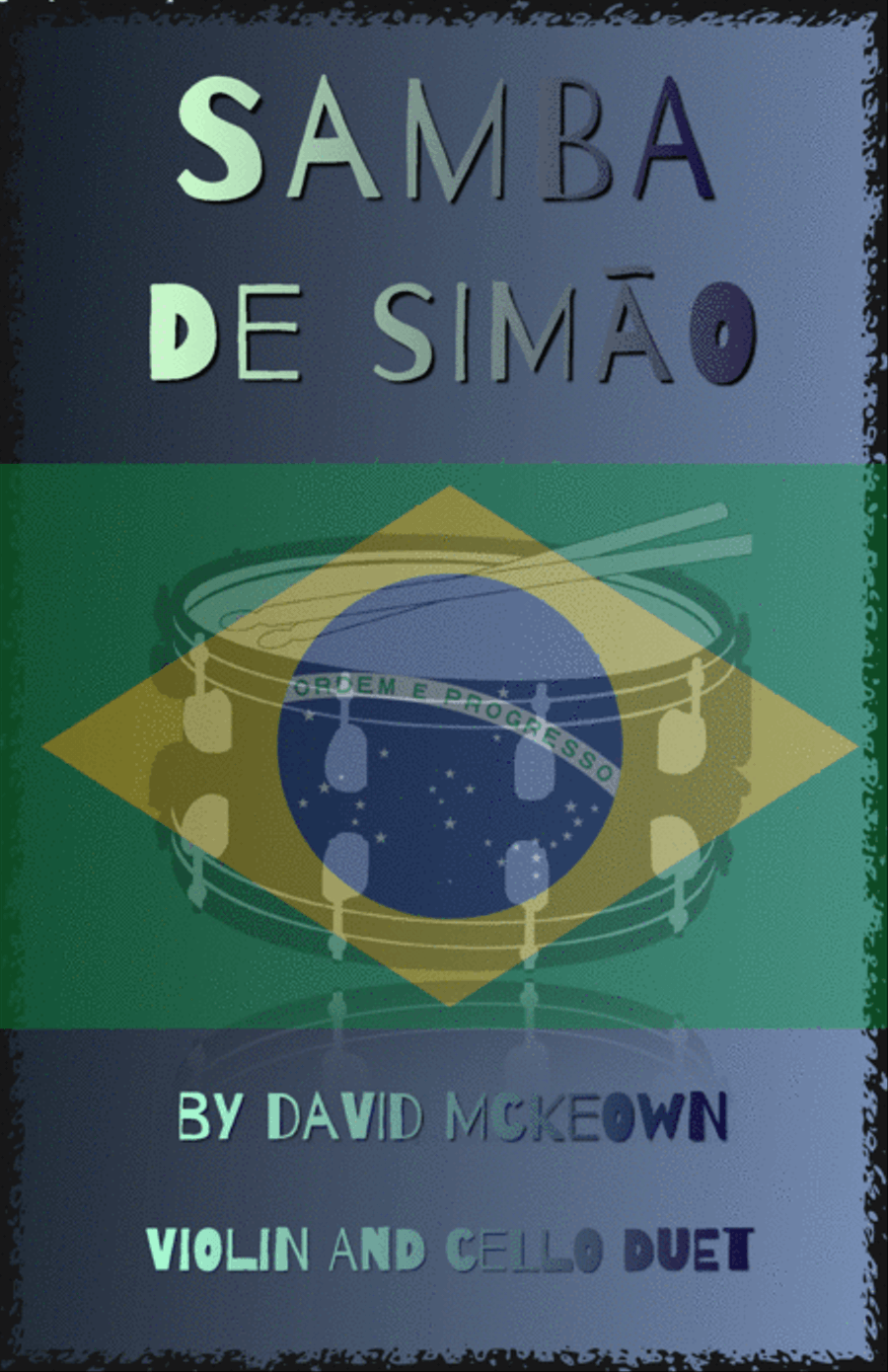 Samba de Simão, for Violin and Cello Duet String Duet scores gallery preview page 1