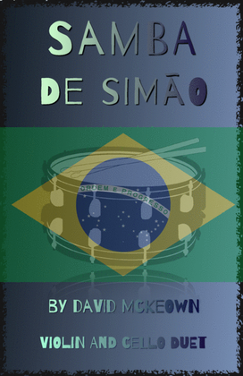 Book cover for Samba de Simão, for Violin and Cello Duet