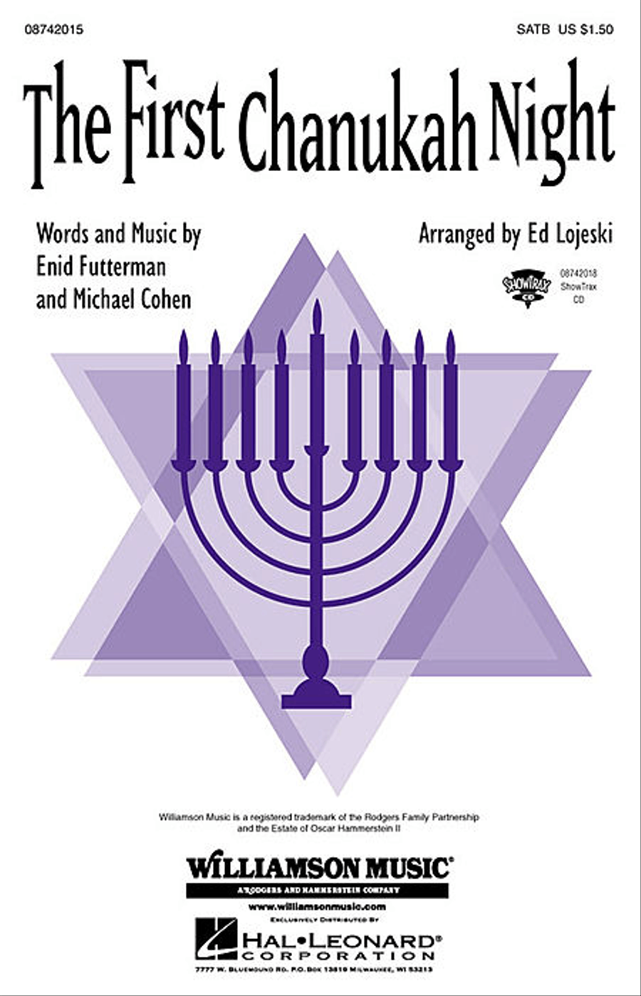 The First Chanukah Night The First Chanukah Night Choir scores gallery preview page 1