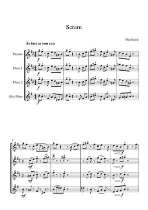 Scram - Flute Quartet