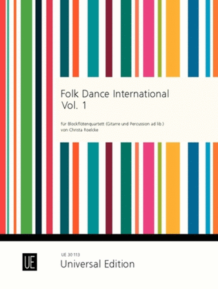Folk Dance Int'L 1, Rcdr Quart