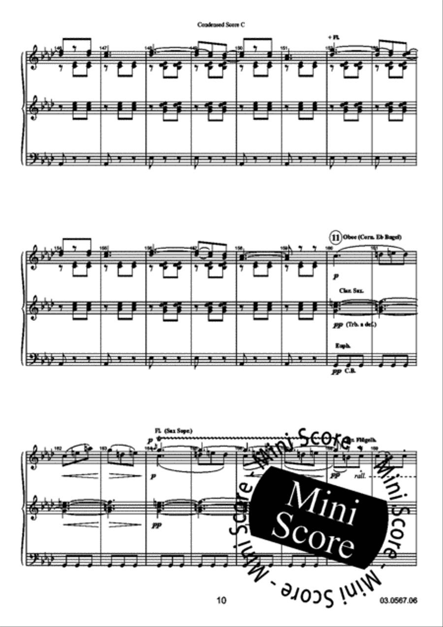 Dichter Und Bauer Fanfare Band scores gallery preview page 14