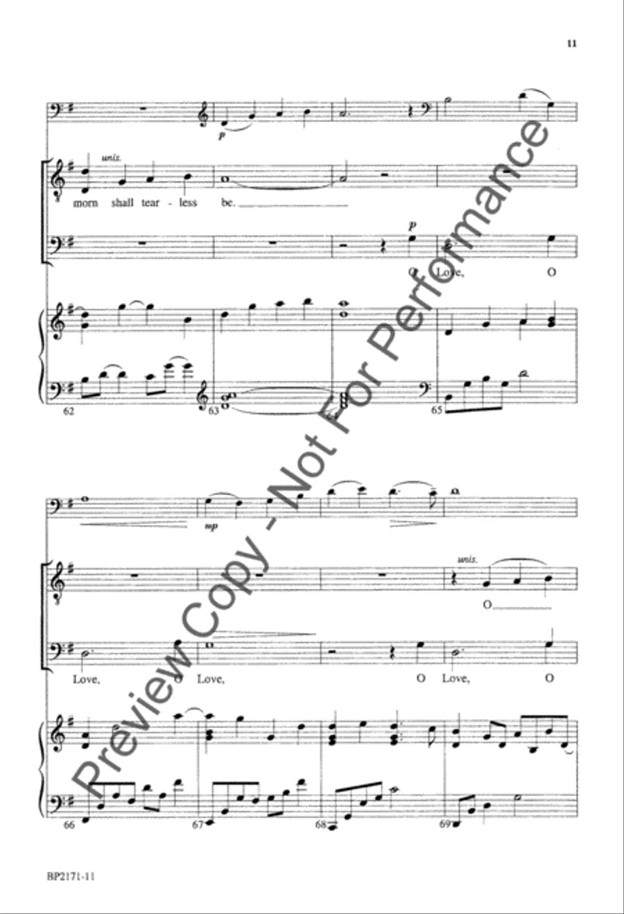 O Love - TTBB TTBB scores gallery preview page 12