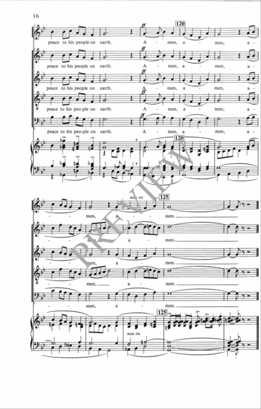 Festival Gloria Festival Gloria 4-Part scores gallery preview page 17
