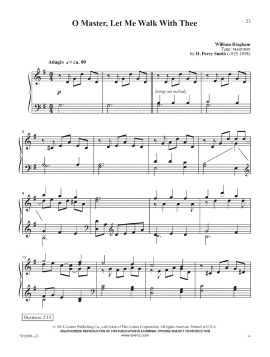 O Day of Peace Piano Solo scores gallery preview page 11