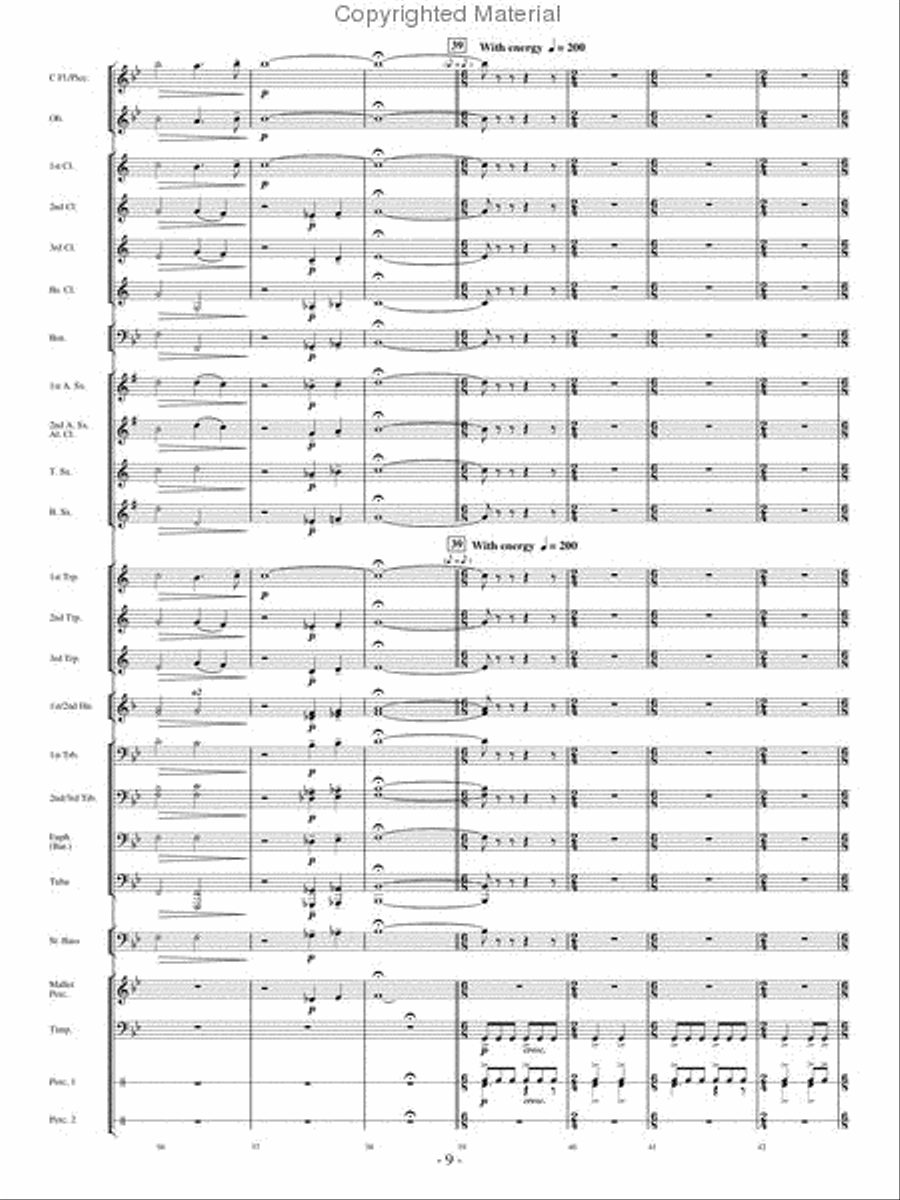 Flight of Valor Concert Band scores gallery preview page 8
