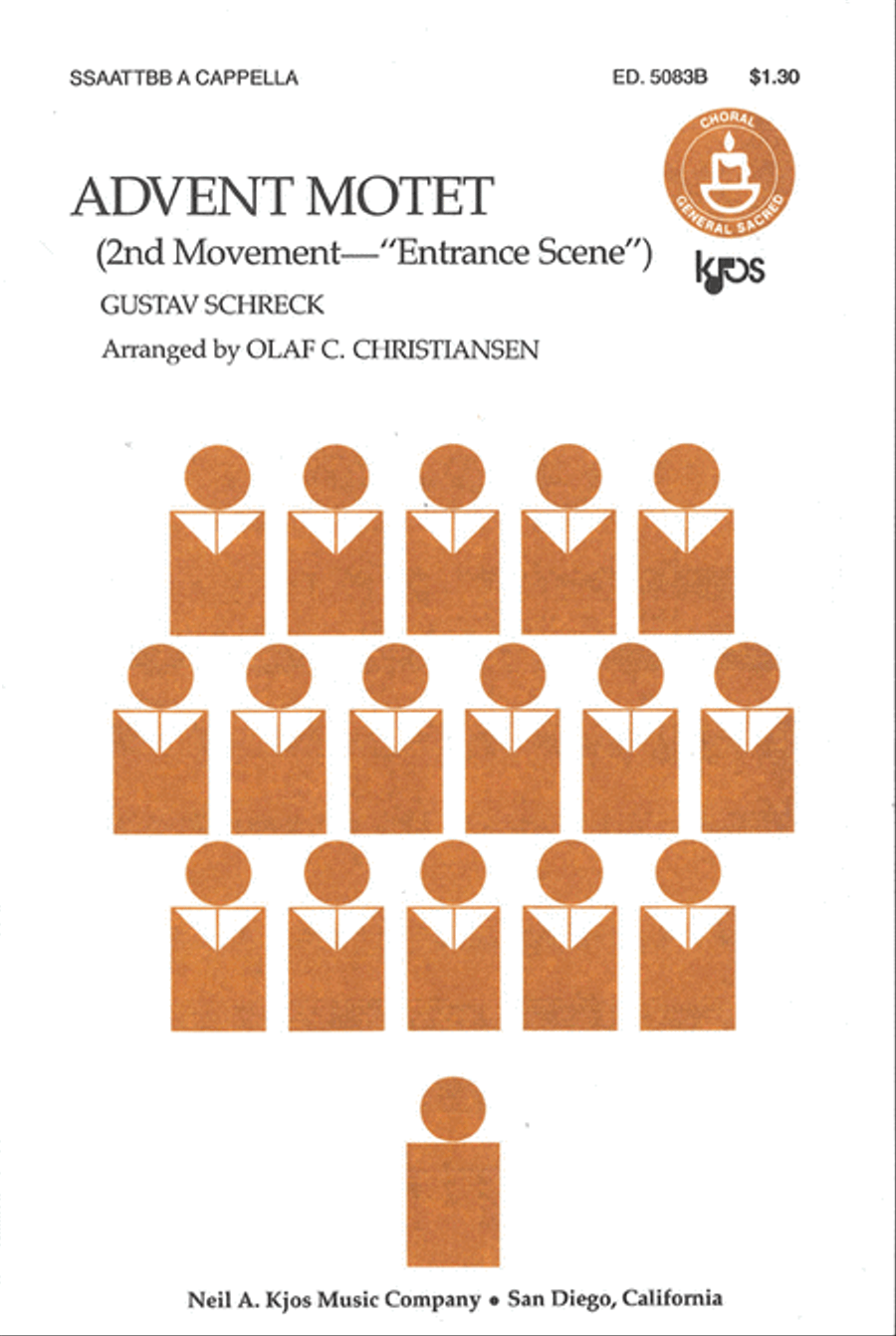Advent Motet Second Movement 4-Part - Sheet Music