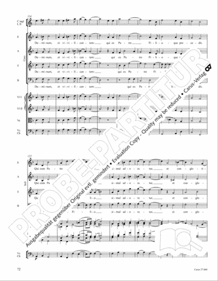 Messe a quatre voix 4-Part scores gallery preview page 83