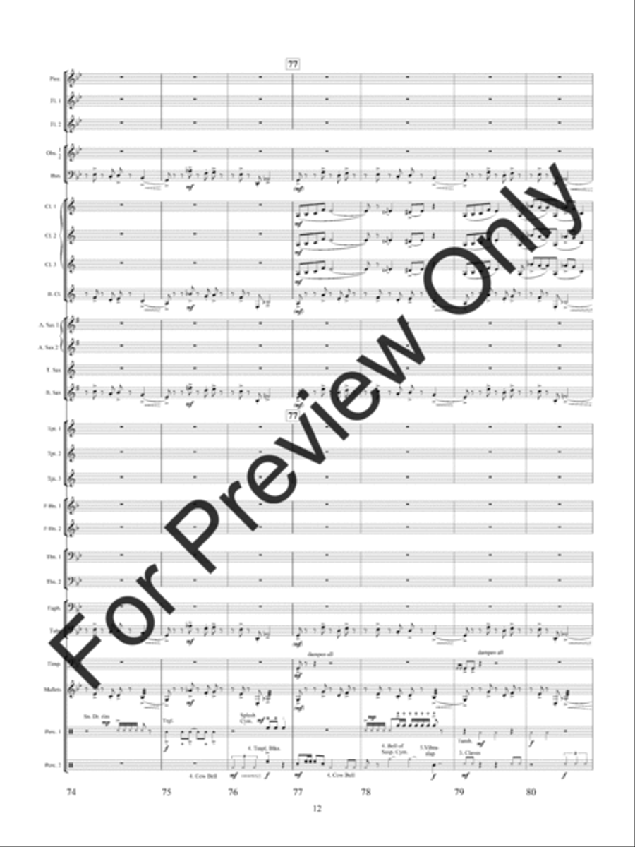 Spitfire Concert Band scores gallery preview page 15