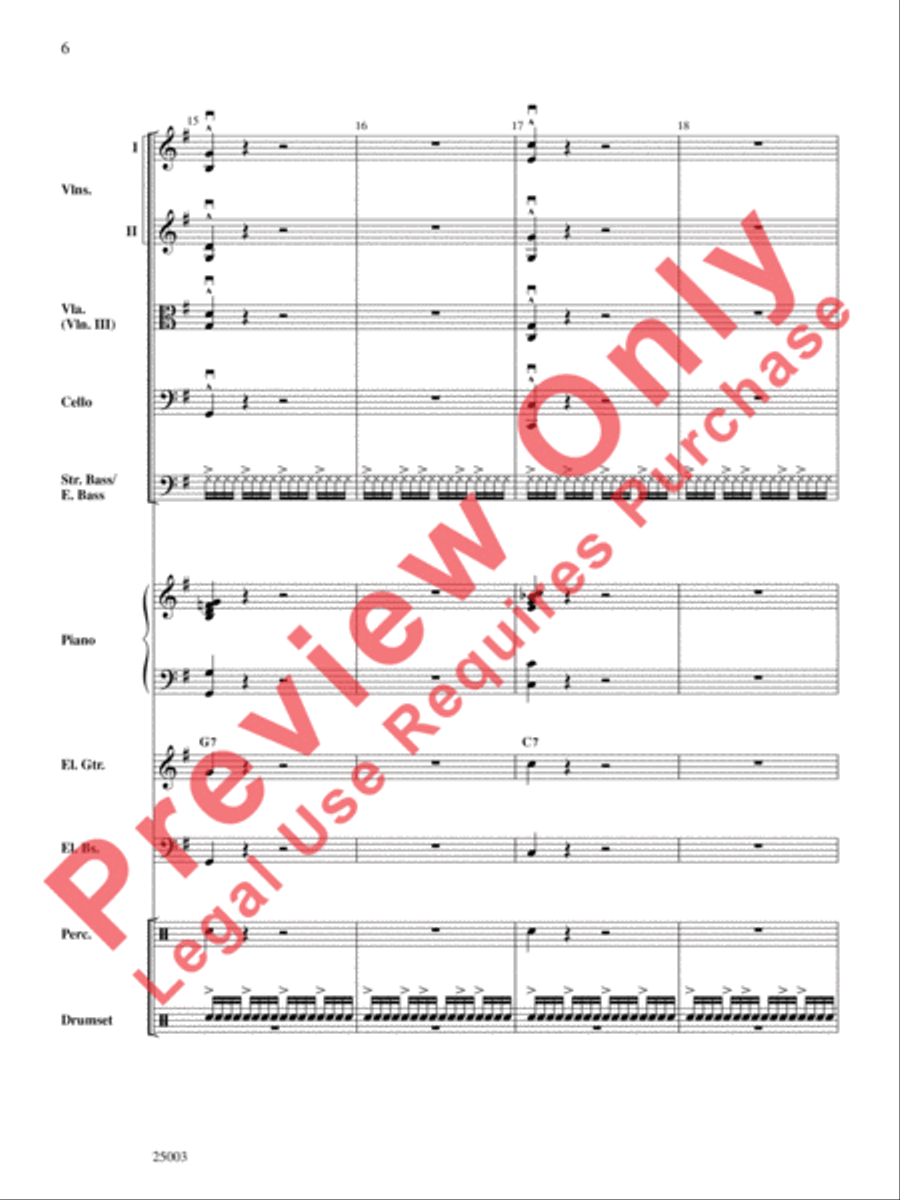 Wipe Out Wipe Out String Orchestra scores gallery preview page 8