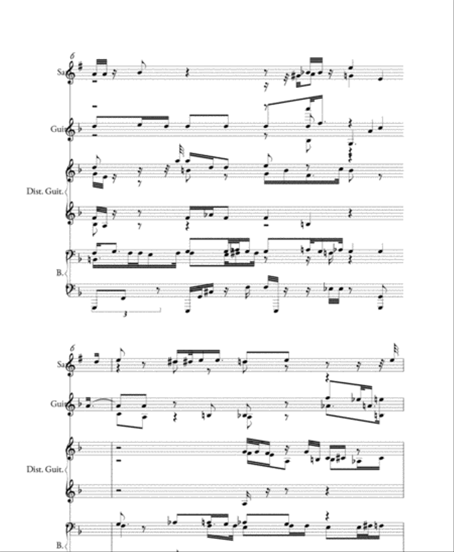 03 Pista terremoto Small Ensemble scores gallery preview page 5