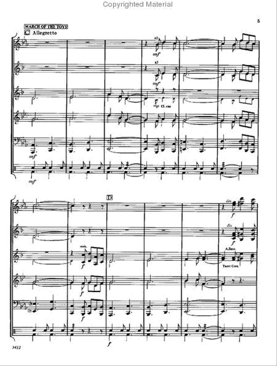 Christmas Toys Christmas Toys Concert Band scores gallery preview page 4