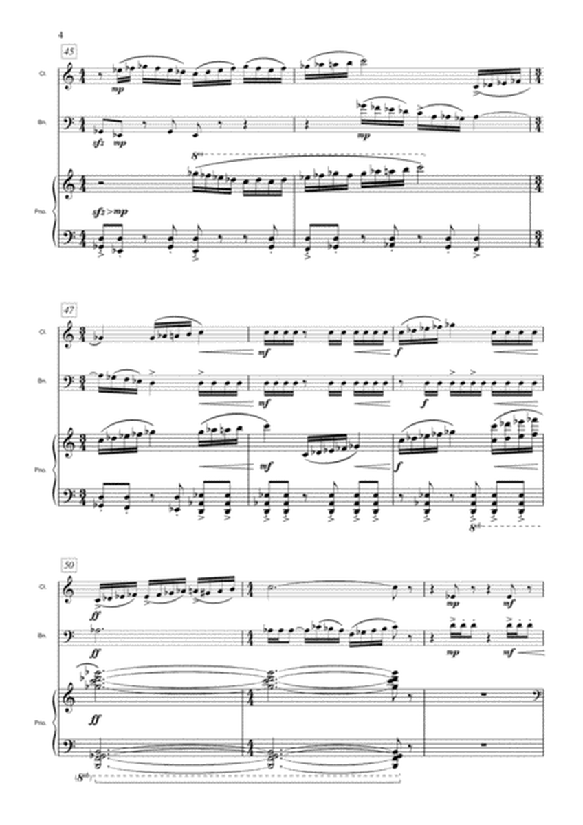 [Van de Vate] Trio for Clarinet, Bassoon, and Piano