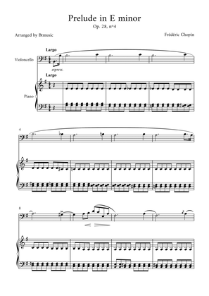 Prelude in E minor (Op. 28, n.4) - Cello and Piano