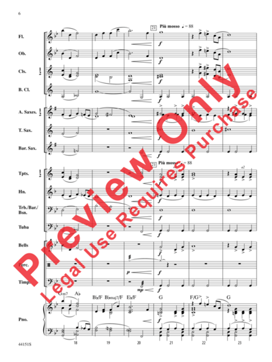 Serenade Concert Band scores gallery preview page 5