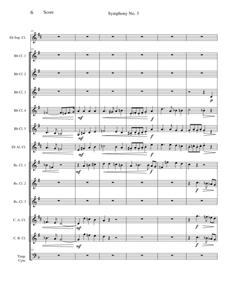 Mvt 3 - March from Organ Symphony No. 3 image number null
