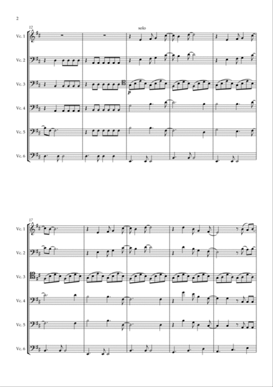And I Love Her Chamber Music scores gallery preview page 2