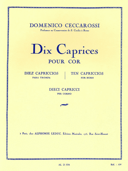10 Caprices (horn Solo)