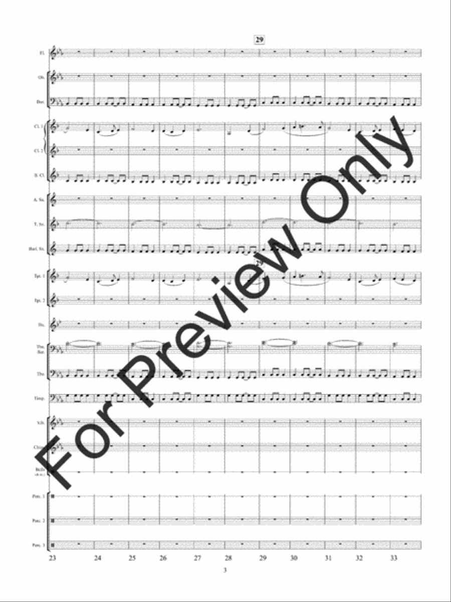 The Legend Of Greensleeves (Score) Concert Band scores gallery preview page 6
