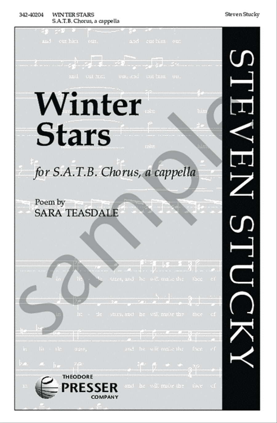 Winter Stars Winter Stars 4-Part scores gallery preview page 1