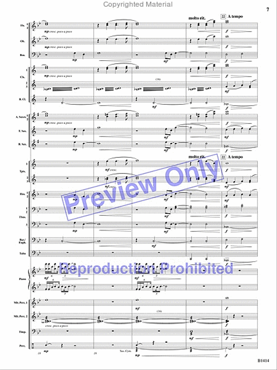 Kindred Spirits Concert Band scores gallery preview page 5
