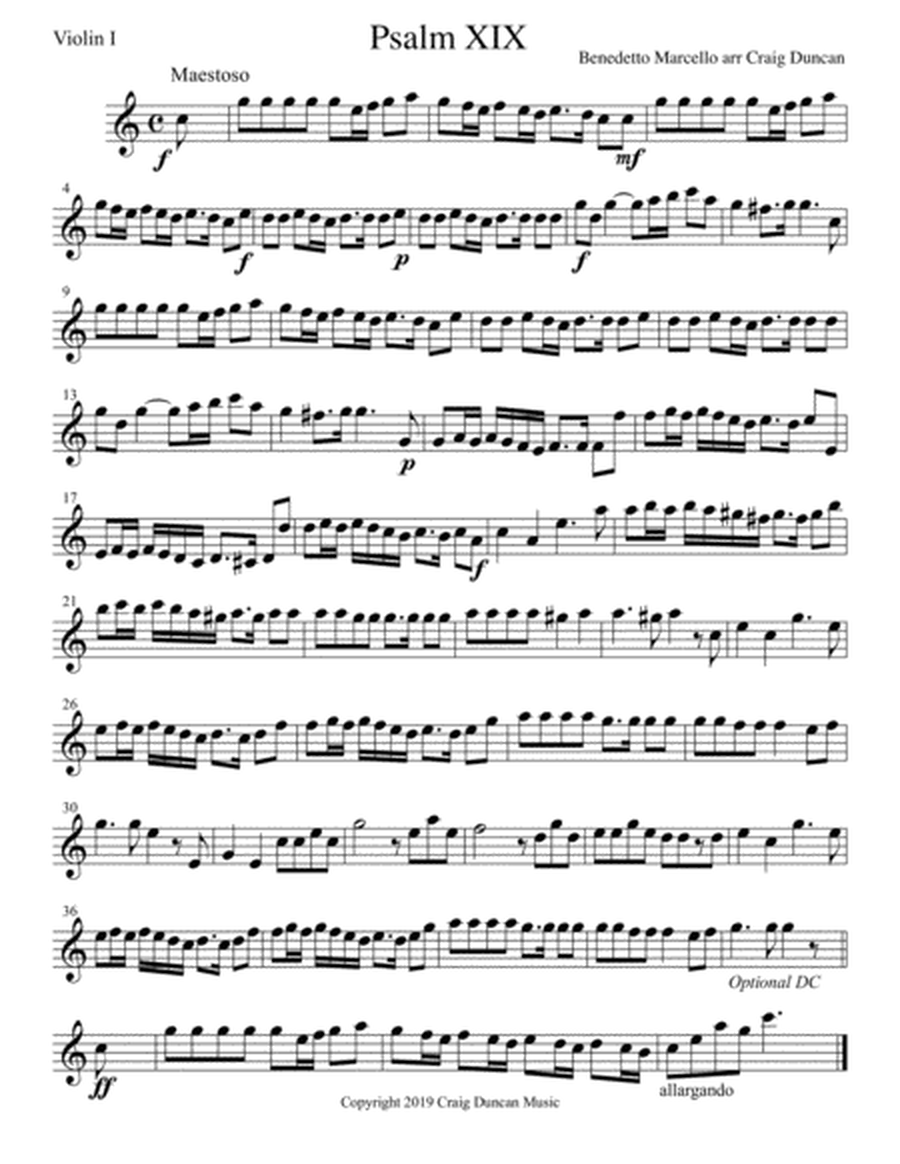 Psalm XIX String Quartet image number null