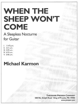 Book cover for When The Sheep Won't Come
