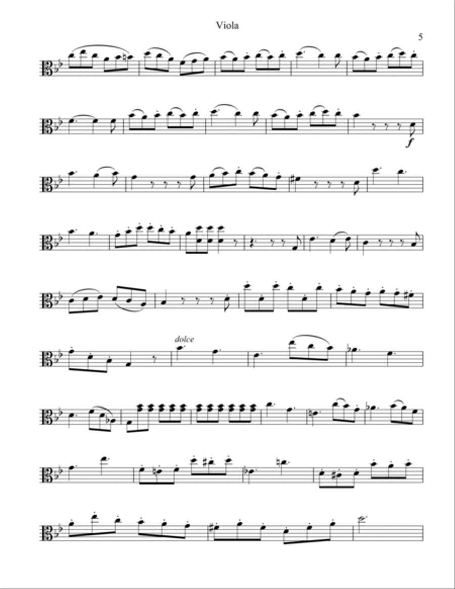 Duo #4 for Viola and Piano Piano scores gallery preview page 5