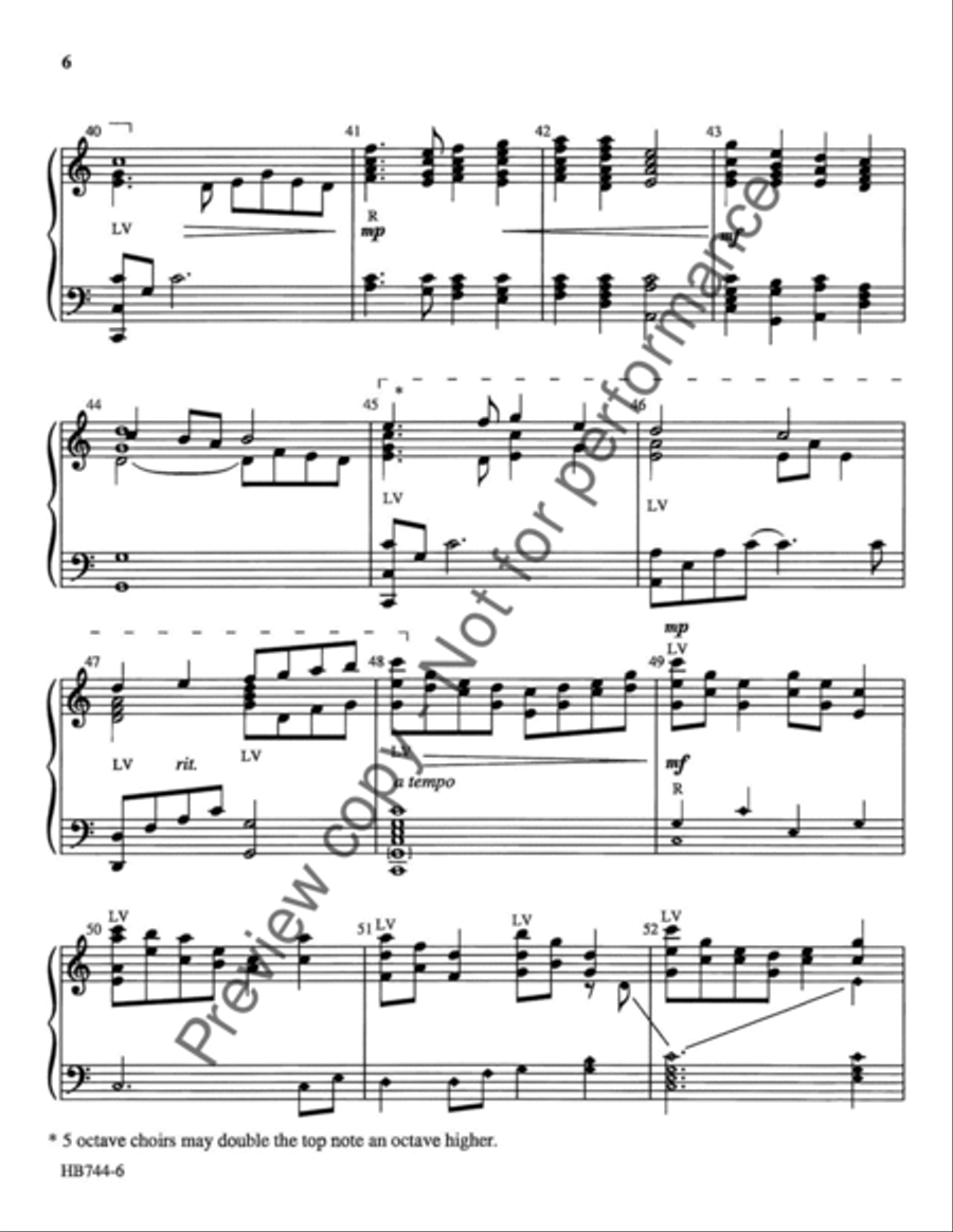Christmas Night 5-Octaves scores gallery preview page 7