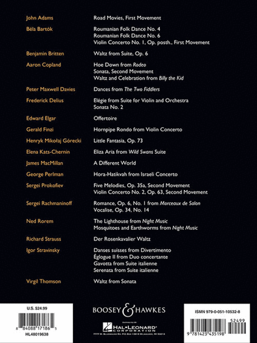 The Boosey & Hawkes Violin Anthology Violin Solo scores gallery preview page 2