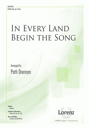 Book cover for In Every Land Begin the Song