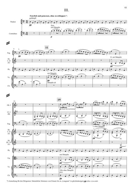 Mahler (arr. Lee): Symphony No. 1 in D Major 3rd movement - Score Only