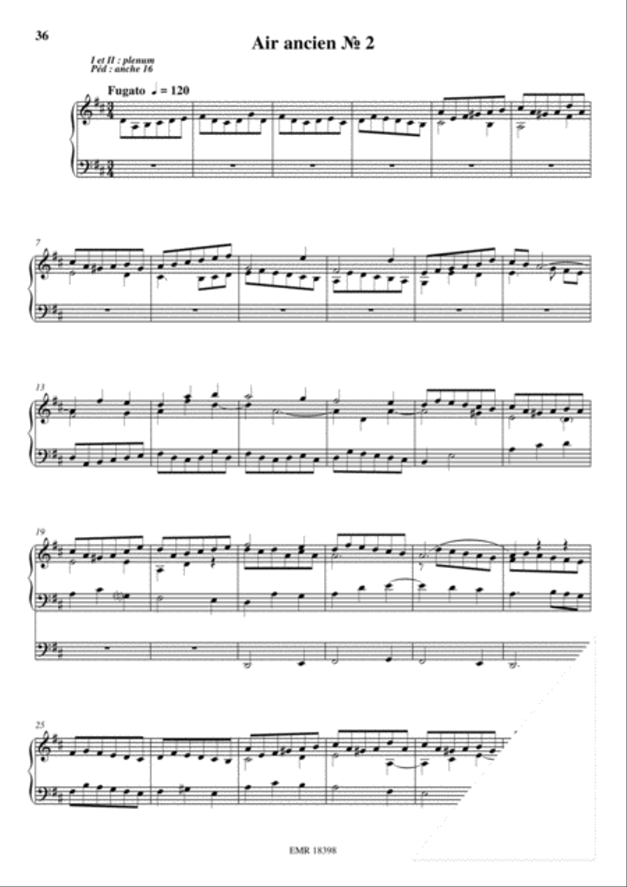 18 Preludes sur des airs anciens Organ scores gallery preview page 21