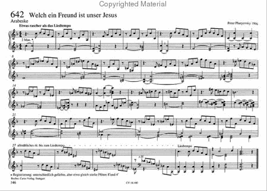 Wurttembergisches Orgelbuch Organ Solo scores gallery preview page 3