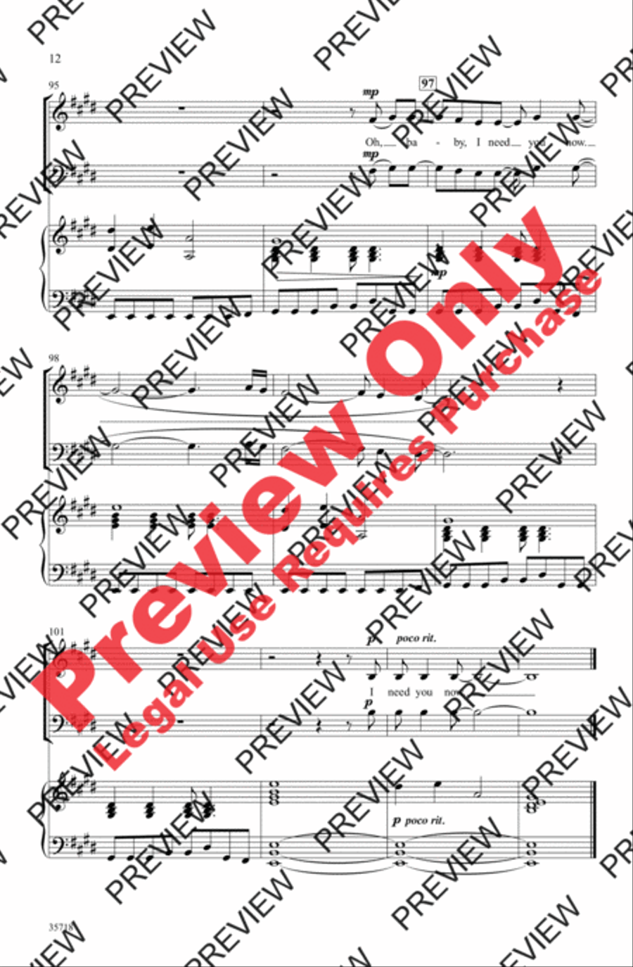Need You Now Need You Now 3-Part scores gallery preview page 12