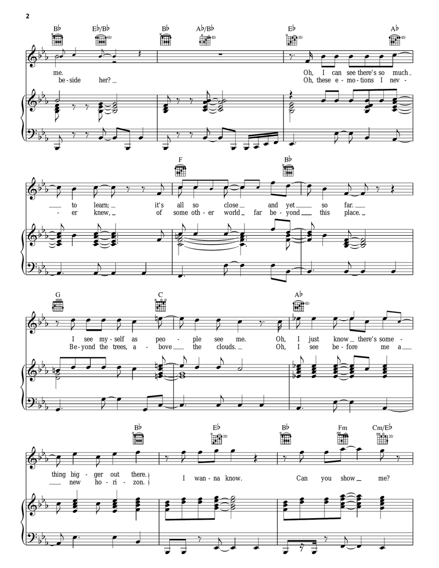Strangers Like Me Piano, Vocal, Guitar scores gallery preview page 2
