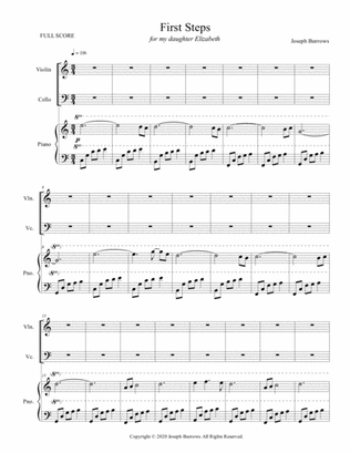 First Steps - Violin, Cello, and Piano