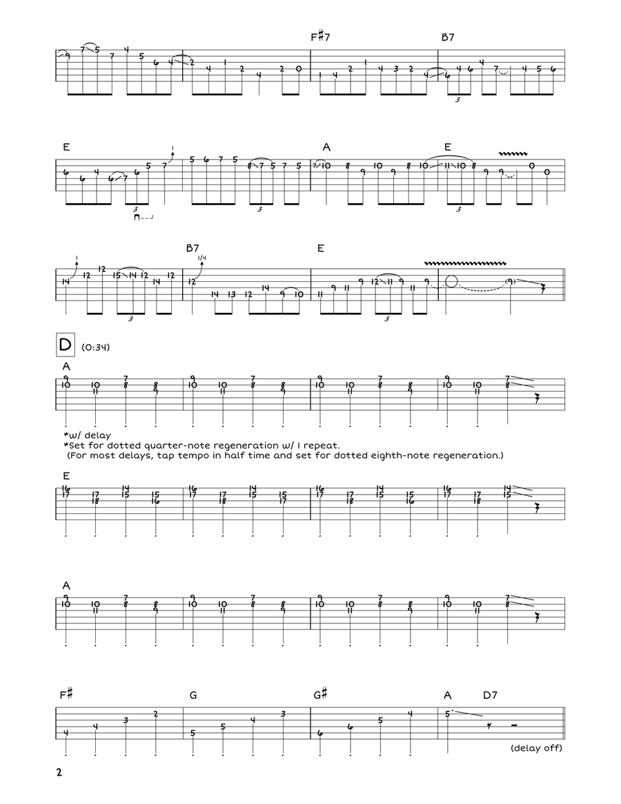 Fun Ranch Boogie Electric Guitar scores gallery preview page 2