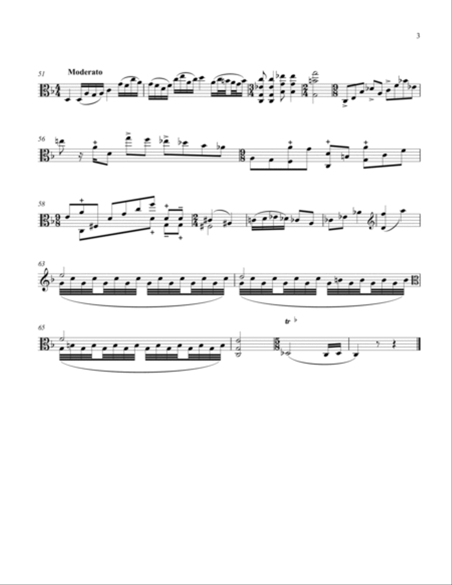 Thoughts Thoughts Viola Solo scores gallery preview page 3