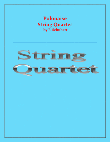 Polonaise - F. Schubert - String Quartet - Chamber music - Intermediate image number null
