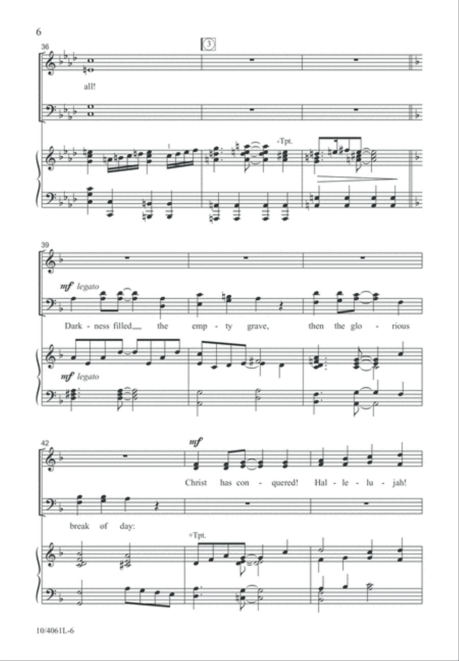 Resurrection Power 4-Part scores gallery preview page 6