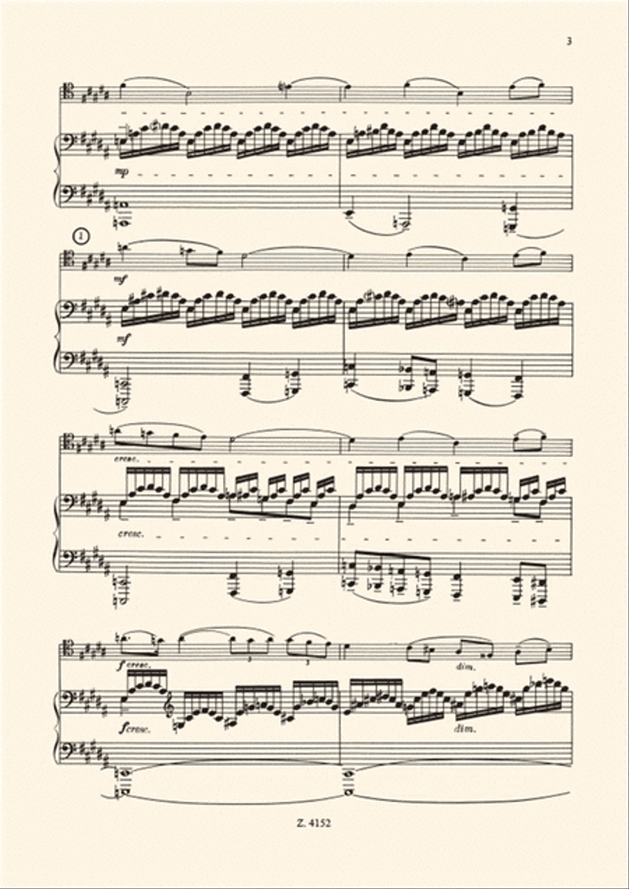 Romanze op. 14 Piano Accompaniment scores gallery preview page 3