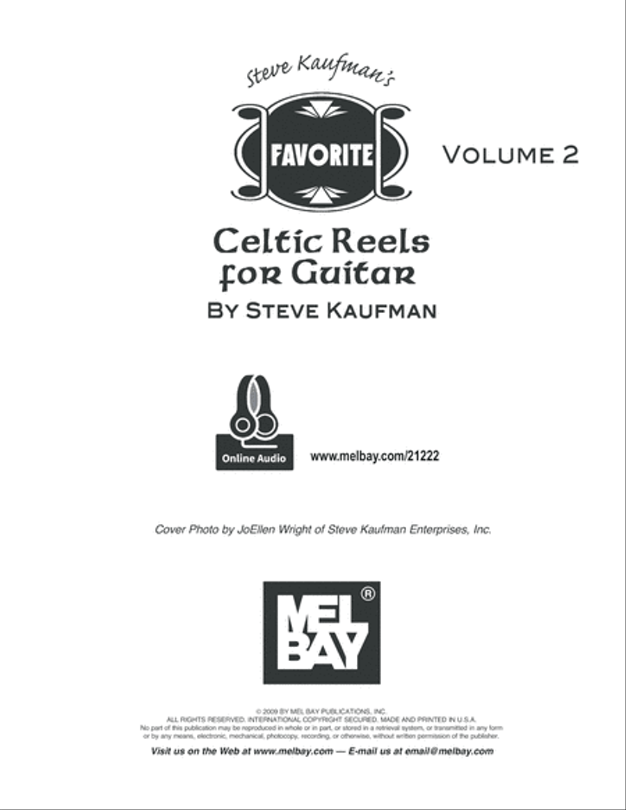 Steve Kaufman's Favorite Celtic Reels for Guitar, Volume 2 Flatpicking Guitar scores gallery preview page 2