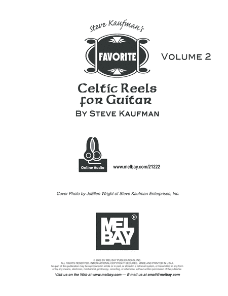 Steve Kaufman's Favorite Celtic Reels for Guitar, Volume 2