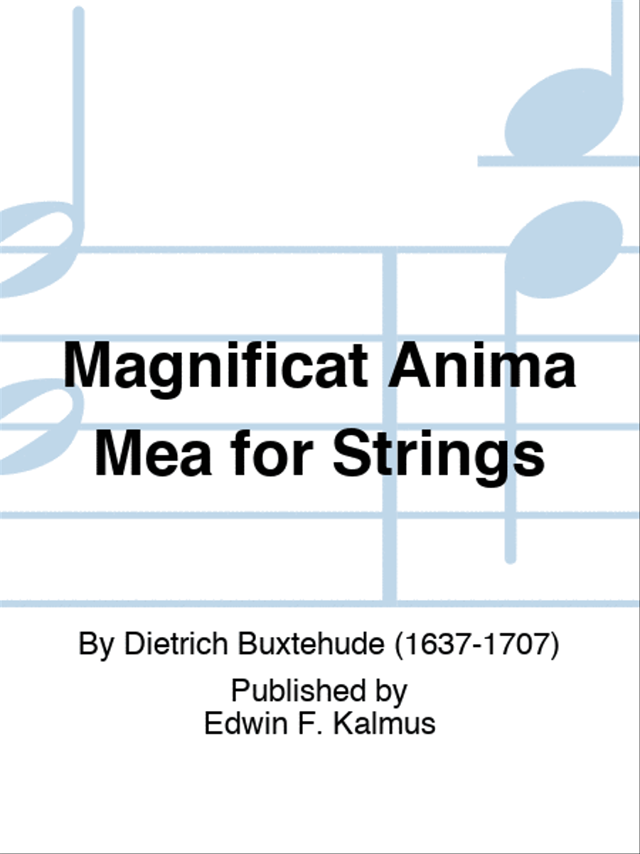 Magnificat Anima Mea for Strings Choir scores gallery preview page 1