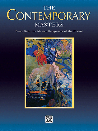 Book cover for Piano Masters -- The Contemporary Masters