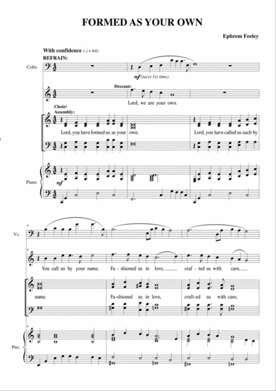 Formed as Your Own 4-Part scores gallery preview page 2
