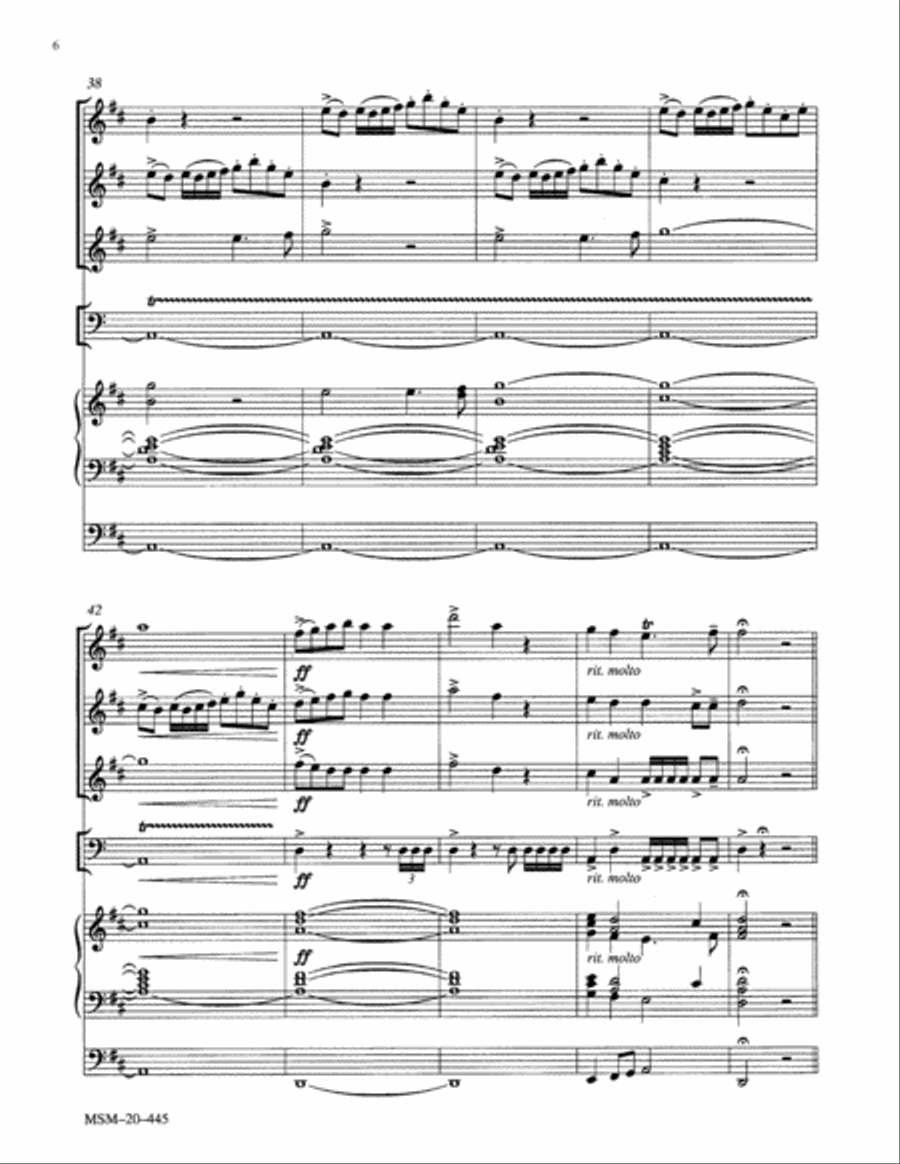 Thine Is the Glory Trumpet scores gallery preview page 6