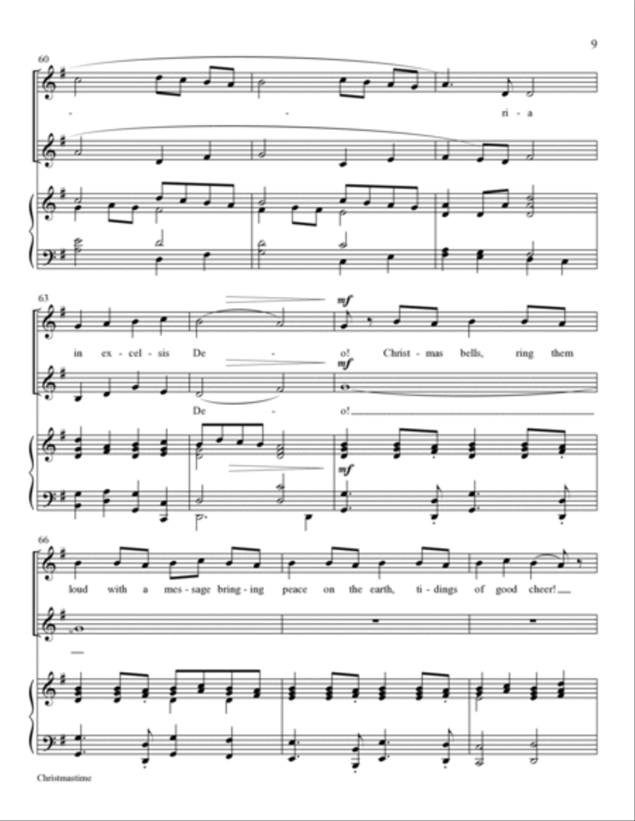 Christmastime Children's Choir scores gallery preview page 9